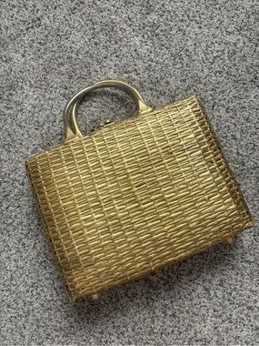 Koret vintage Italian Gold Woven Top-Handle Women's Bag